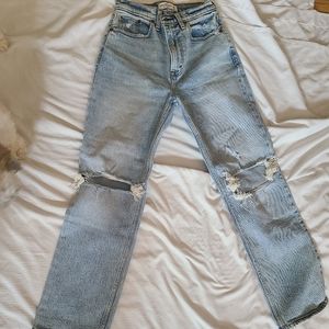 Abercrombie The 90s straight ultra high rise jeans